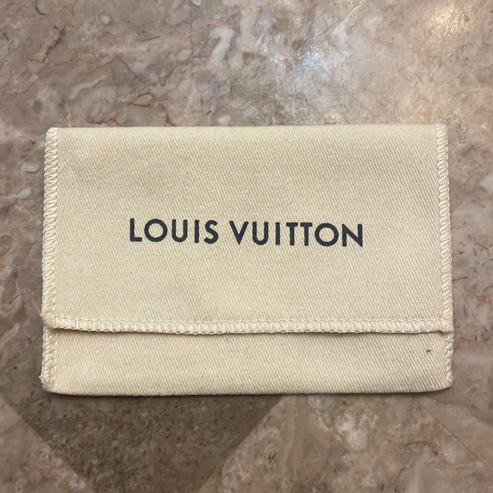 Authentic Louis Vuitton card holder dust bag